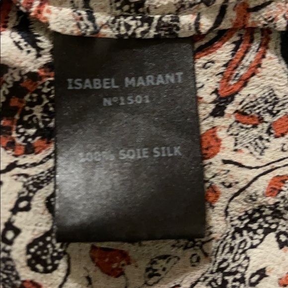 Isabel Marrant Silk Tunic Blouse Size 3 - Picture 13 of 14